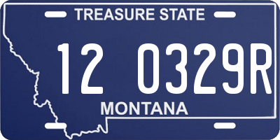 MT license plate 120329R