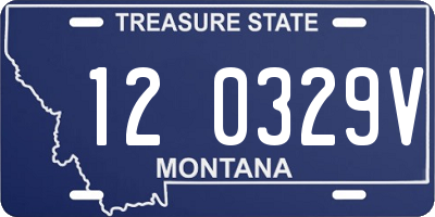 MT license plate 120329V