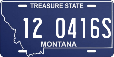 MT license plate 120416S