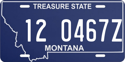 MT license plate 120467Z