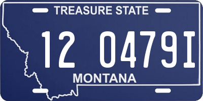 MT license plate 120479I
