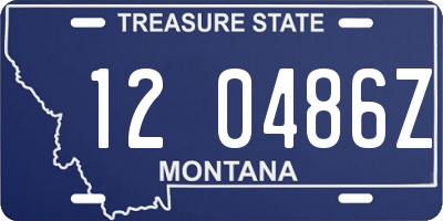 MT license plate 120486Z