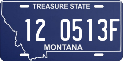 MT license plate 120513F