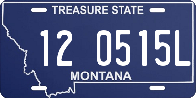 MT license plate 120515L