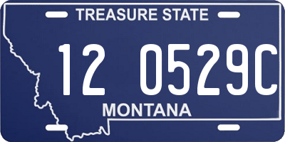 MT license plate 120529C