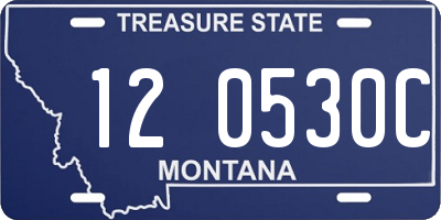 MT license plate 120530C