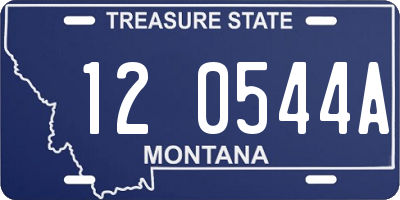 MT license plate 120544A