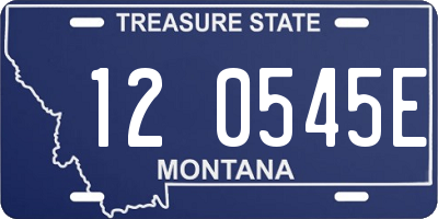 MT license plate 120545E