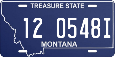 MT license plate 120548I