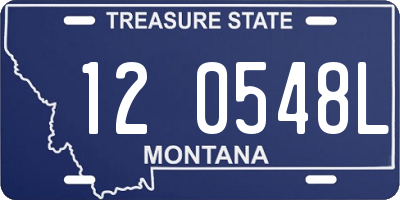 MT license plate 120548L