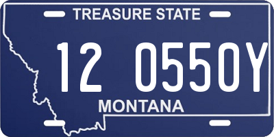 MT license plate 120550Y