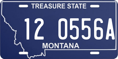 MT license plate 120556A