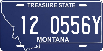 MT license plate 120556Y