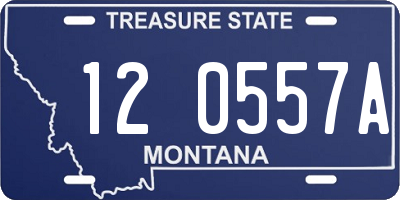 MT license plate 120557A