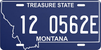 MT license plate 120562E