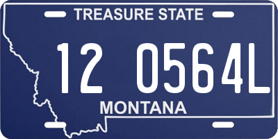 MT license plate 120564L