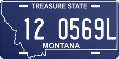 MT license plate 120569L