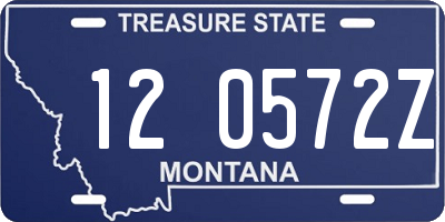 MT license plate 120572Z