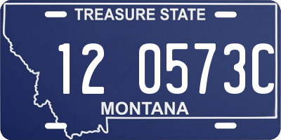 MT license plate 120573C