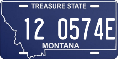 MT license plate 120574E