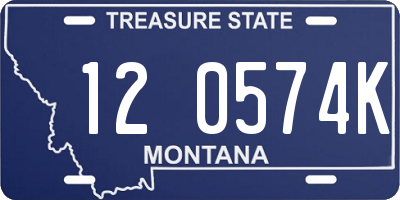 MT license plate 120574K