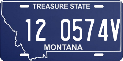 MT license plate 120574V