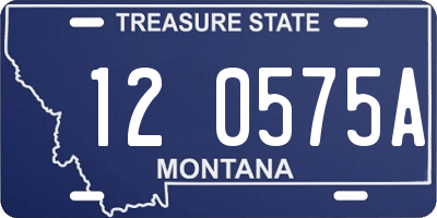 MT license plate 120575A