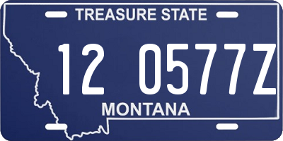 MT license plate 120577Z