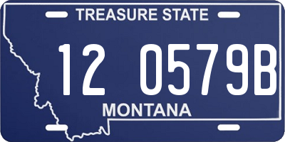 MT license plate 120579B