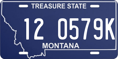 MT license plate 120579K