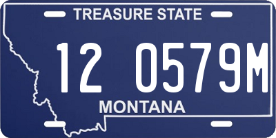 MT license plate 120579M