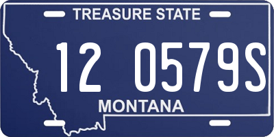 MT license plate 120579S