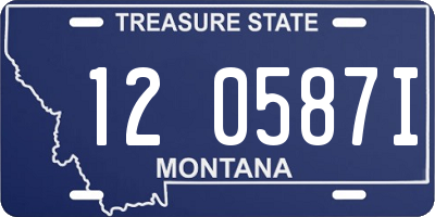 MT license plate 120587I