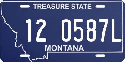 MT license plate 120587L