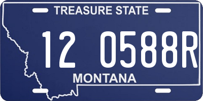 MT license plate 120588R