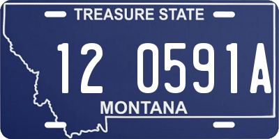 MT license plate 120591A