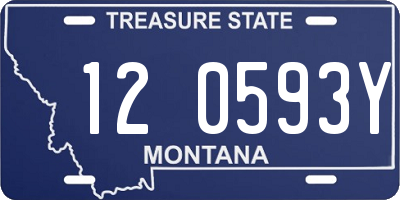 MT license plate 120593Y