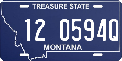 MT license plate 120594Q