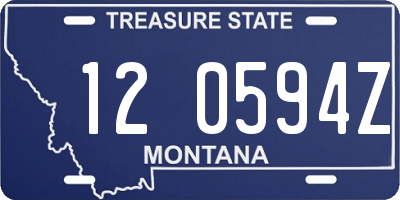 MT license plate 120594Z