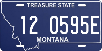 MT license plate 120595E