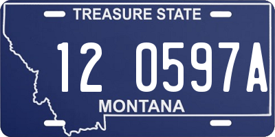 MT license plate 120597A
