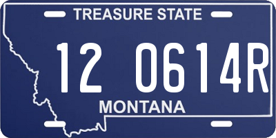 MT license plate 120614R