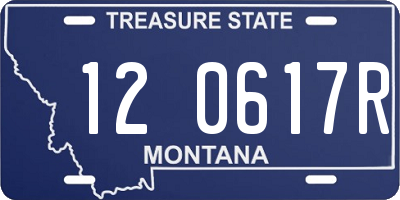 MT license plate 120617R