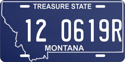 MT license plate 120619R