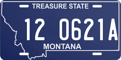 MT license plate 120621A