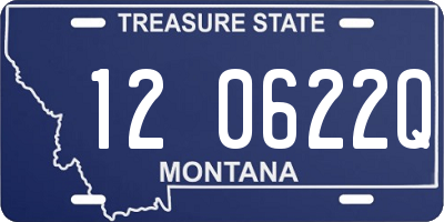 MT license plate 120622Q