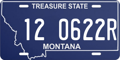 MT license plate 120622R