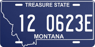 MT license plate 120623E