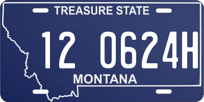 MT license plate 120624H