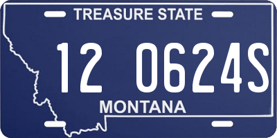 MT license plate 120624S